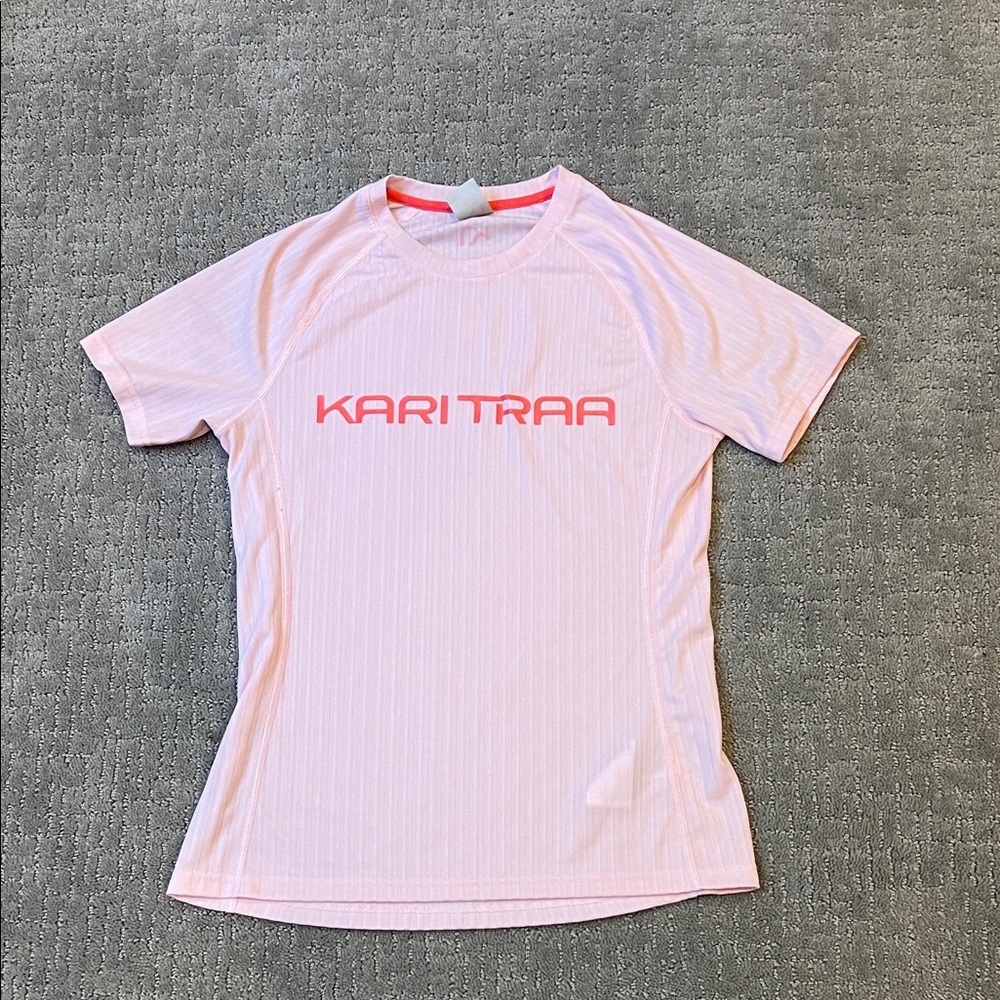 Kari Traa Light Pink Athletic Tee
